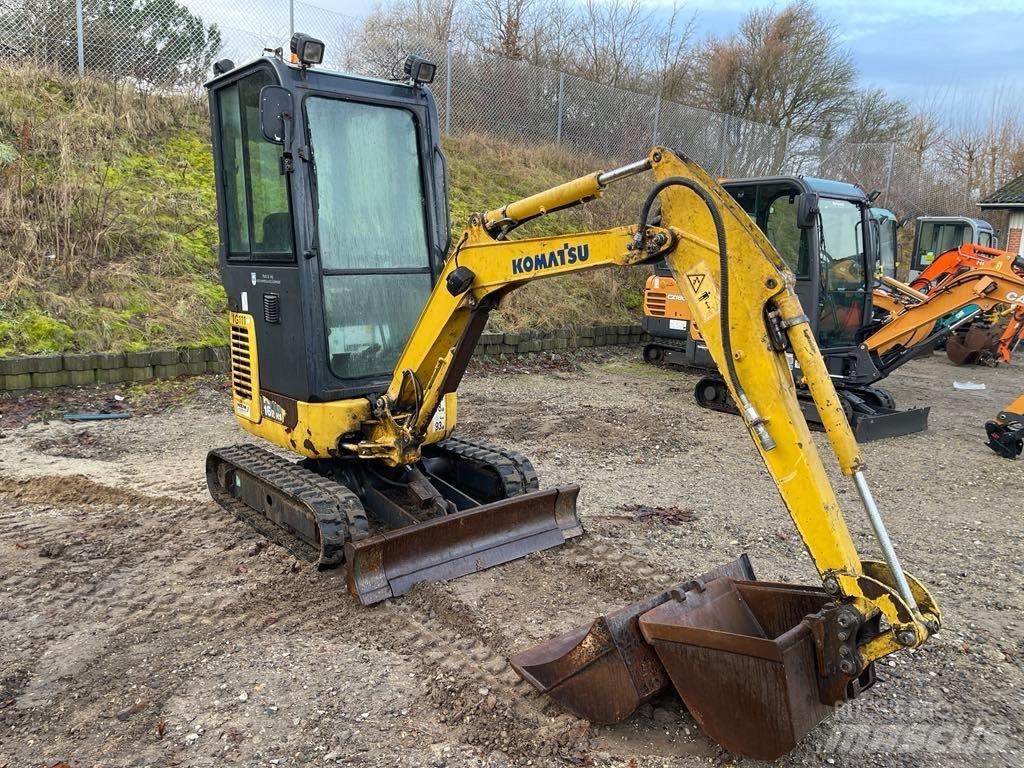 Komatsu PC 16 R-3HS Mini kotrók < 7t