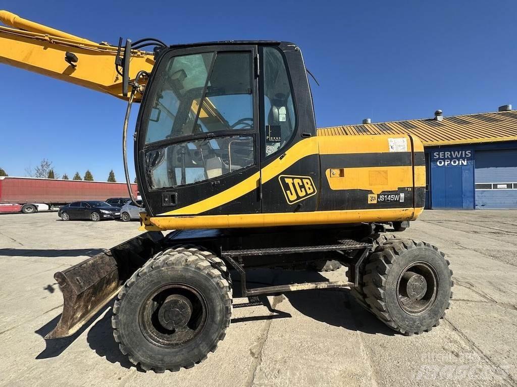JCB JS145W Gumikerekes kotrók