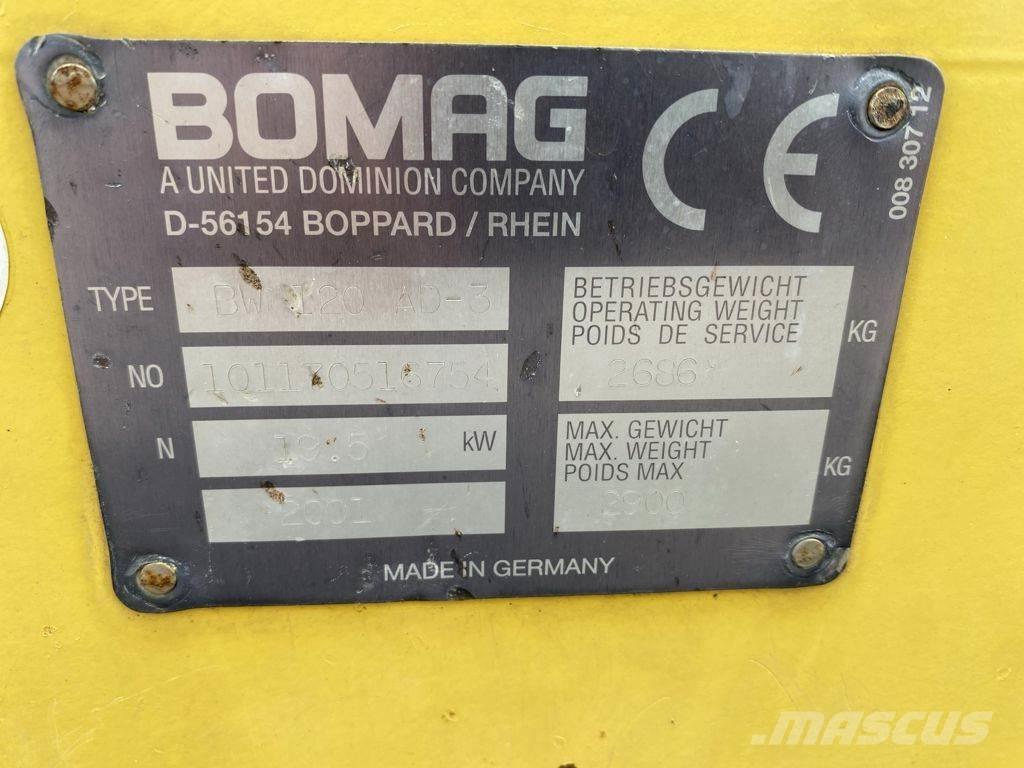 Bomag BW 120 AD Vibrátorok