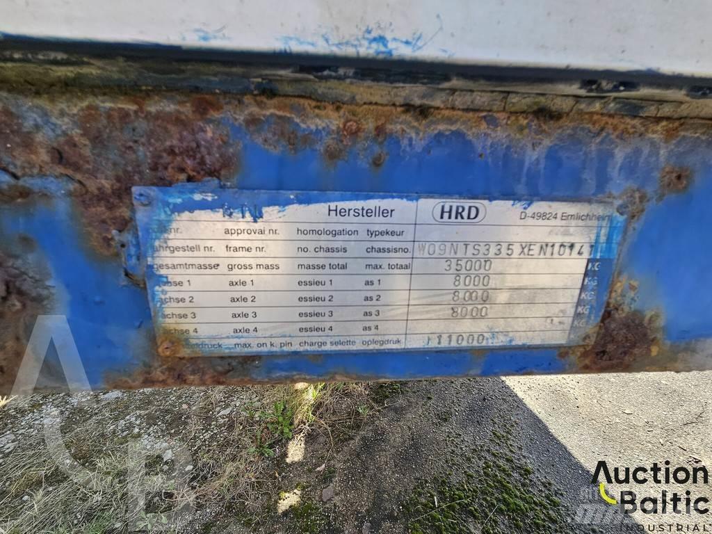 HRD NTS Elhúzható ponyvás félpótkocsik
