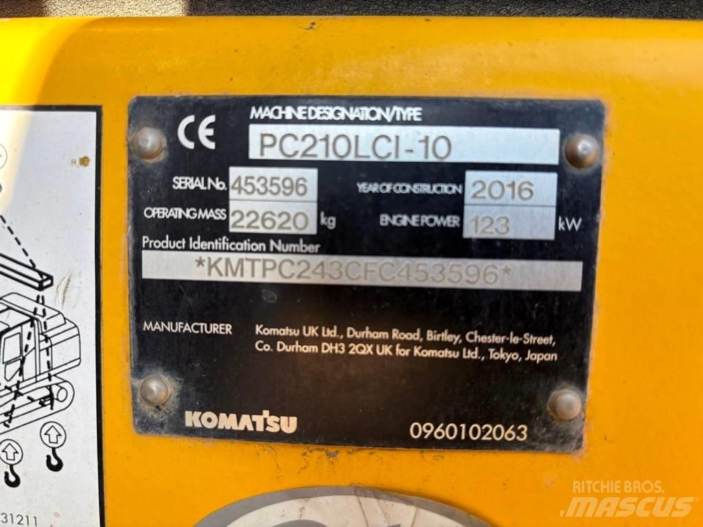 Komatsu PC 210 LC-10 Lánctalpas kotrók