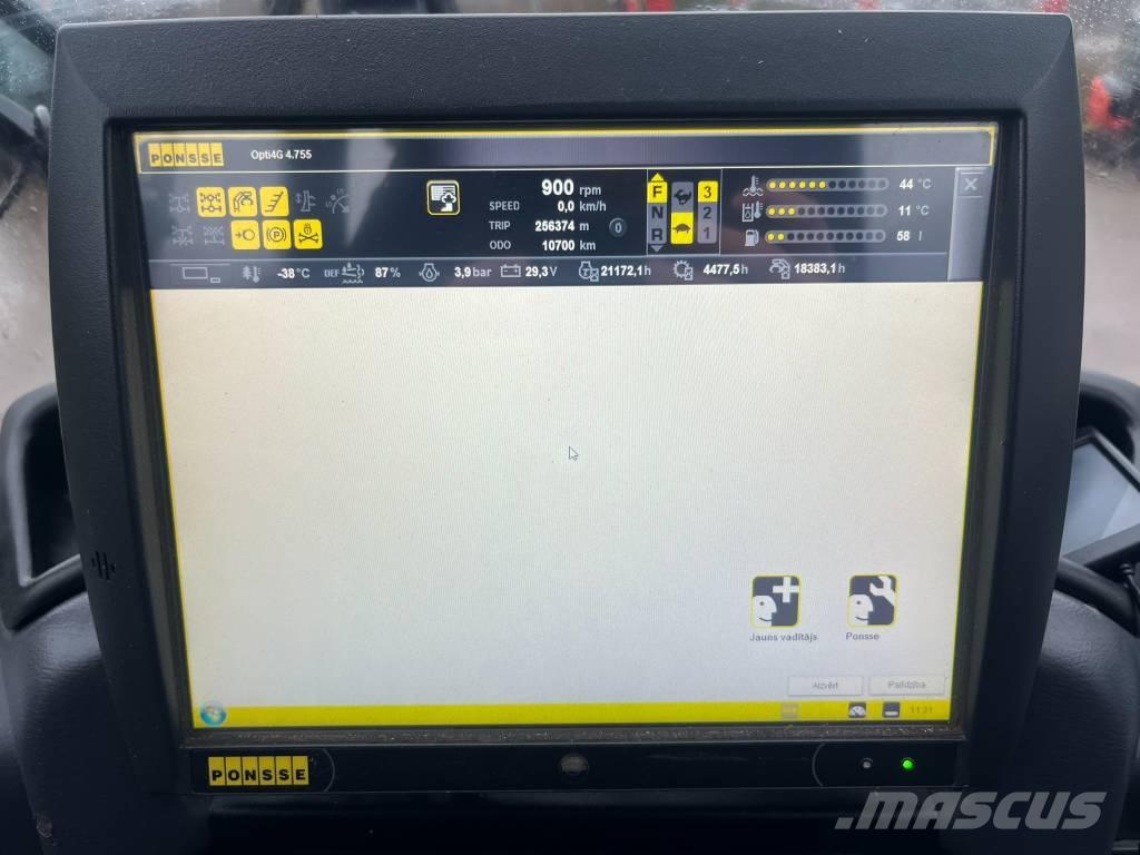 Ponsse Ergo 8W Betakarítók