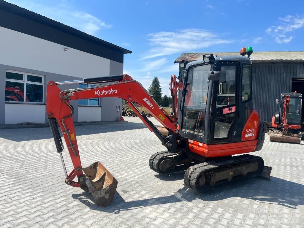 Kubota KX 61-3 Mini kotrók < 7t