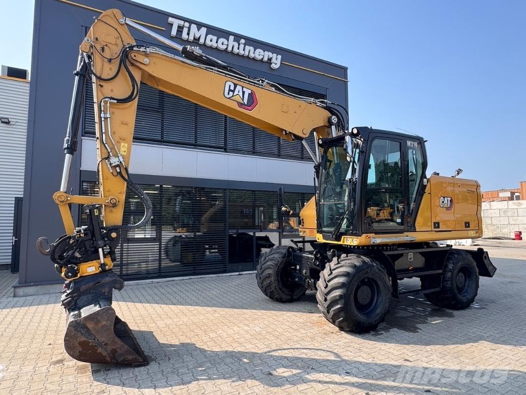 CAT M316 Gumikerekes kotrók