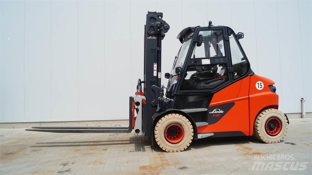 Linde E80 Elektromos targoncák