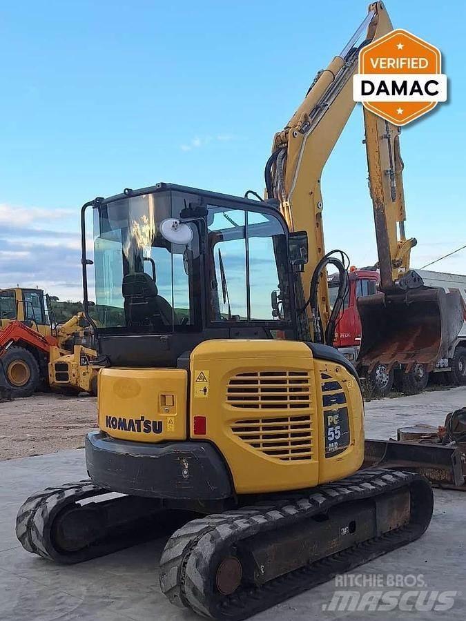 Komatsu PC55 Mini kotrók < 7t