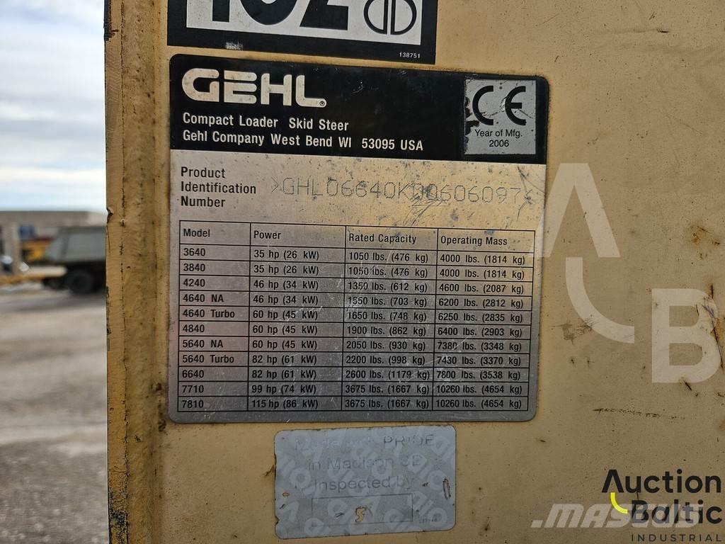 Gehl 6640 Kompaktrakodók