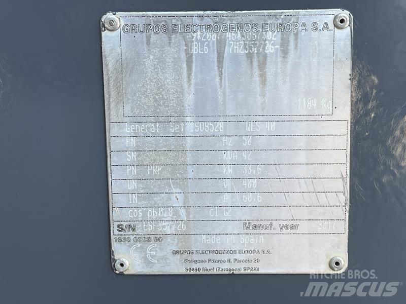 Atlas Copco QES 40 Dízel áramfejlesztők
