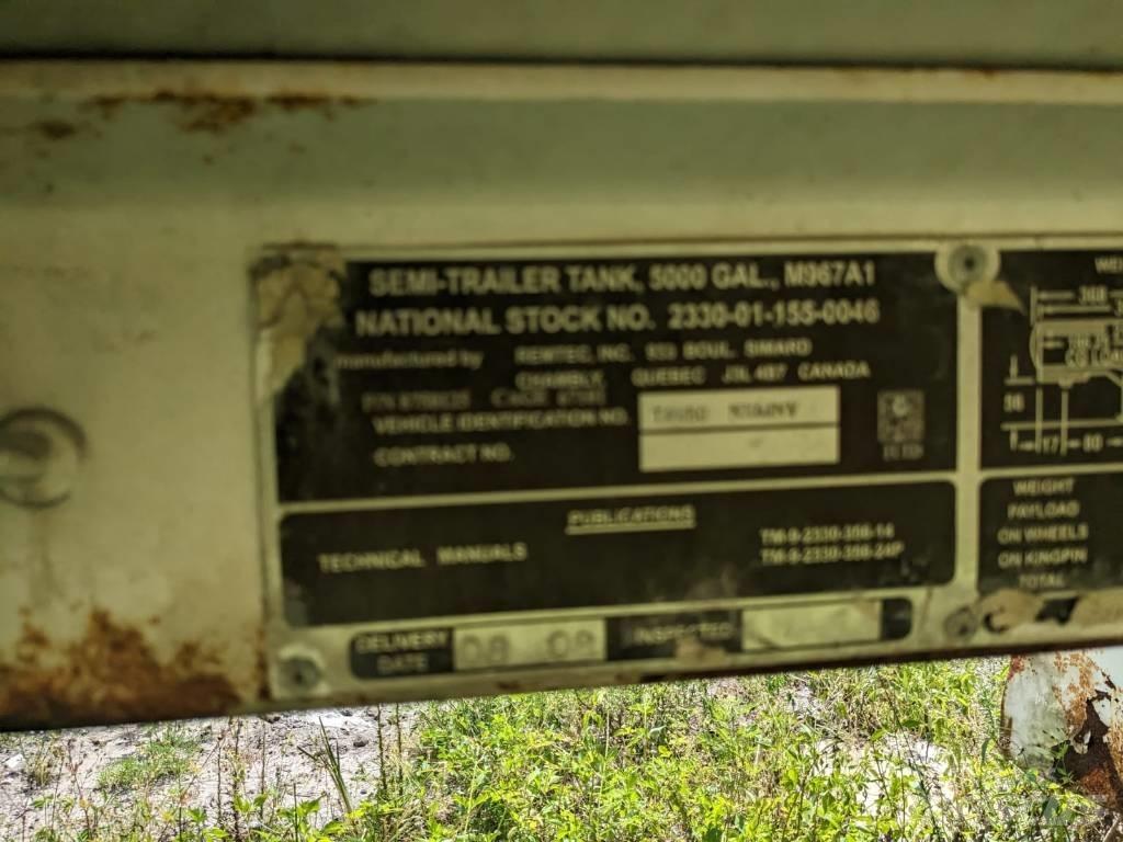 Remtec m67a1 Tartályos pótkocsik