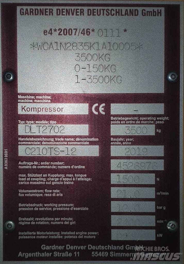 Compair C210 TS-12 Kompresszorok