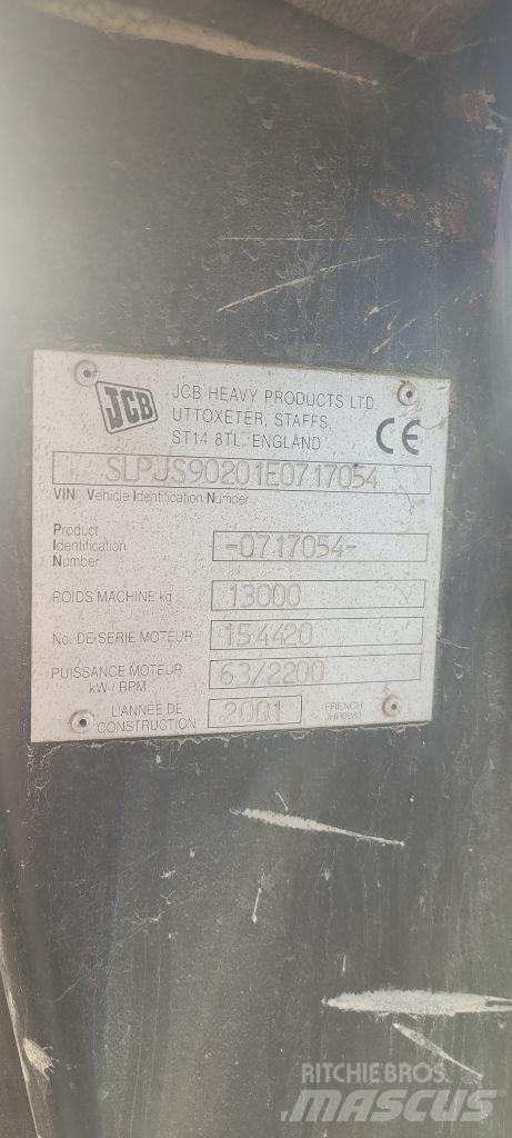 JCB JS 130 W Gumikerekes kotrók