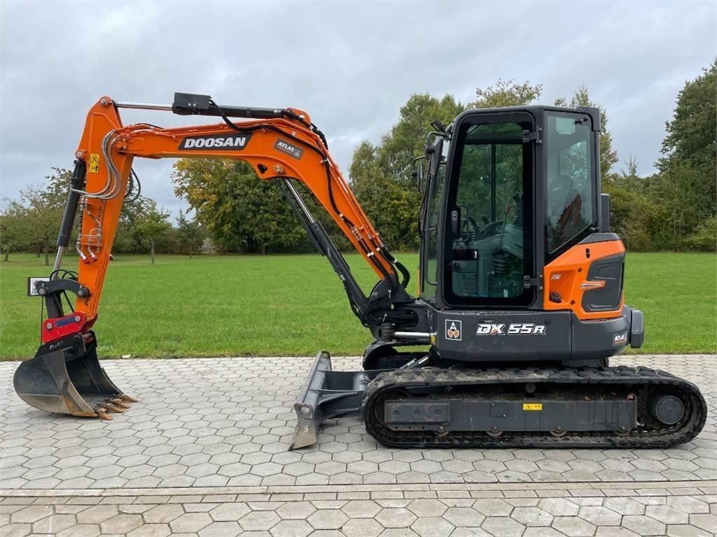 Doosan DX55R-7 Mini kotrók < 7t