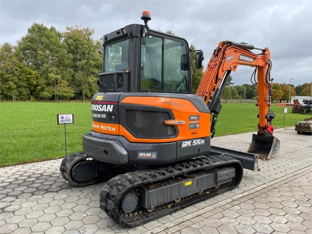 Doosan DX55R-7 Mini kotrók < 7t