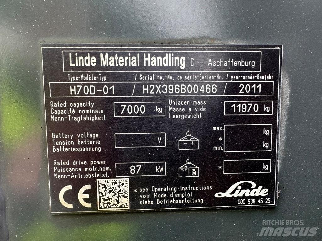 Linde H70D Dízel targoncák