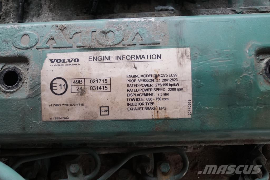 Volvo D7C 275 USED Motorok