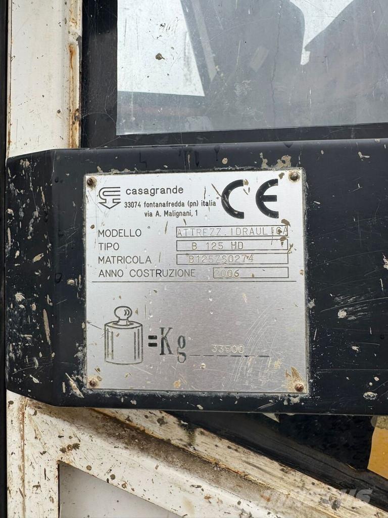 Casagrande B125 Nagy teljesítményű fúrók