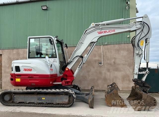 Takeuchi TB 260 Mini kotrók < 7t