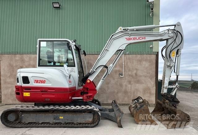 Takeuchi TB 260 Mini kotrók < 7t