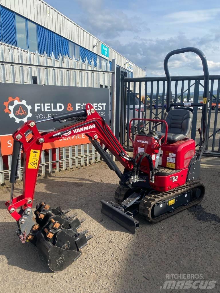 Yanmar SV 08 Mini kotrók < 7t