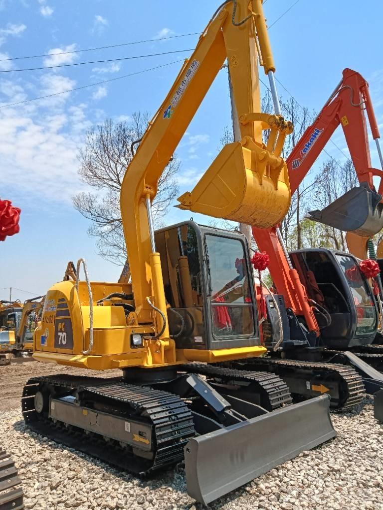 Komatsu PC 70 Mini kotrók < 7t