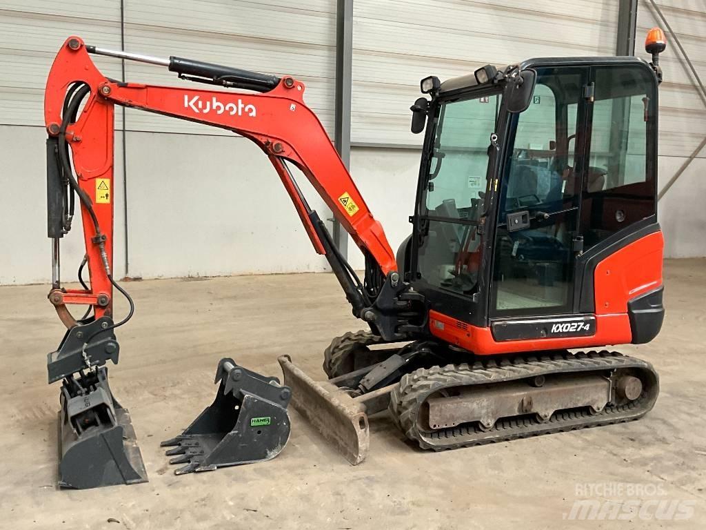 Kubota KX 027-4 Mini kotrók < 7t