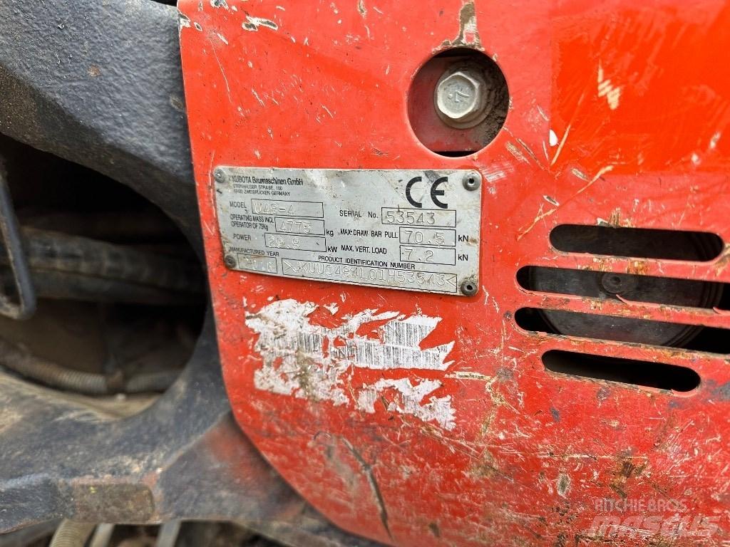 Kubota KX 048-4 Mini kotrók < 7t