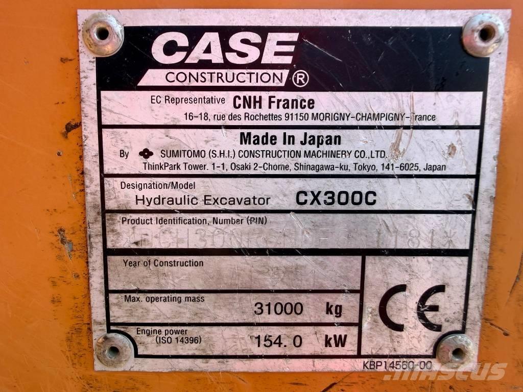 CASE CX 300 C Lánctalpas kotrók