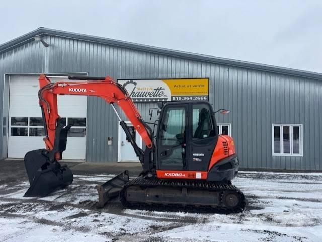 Kubota KX 080-4 Lánctalpas kotrók