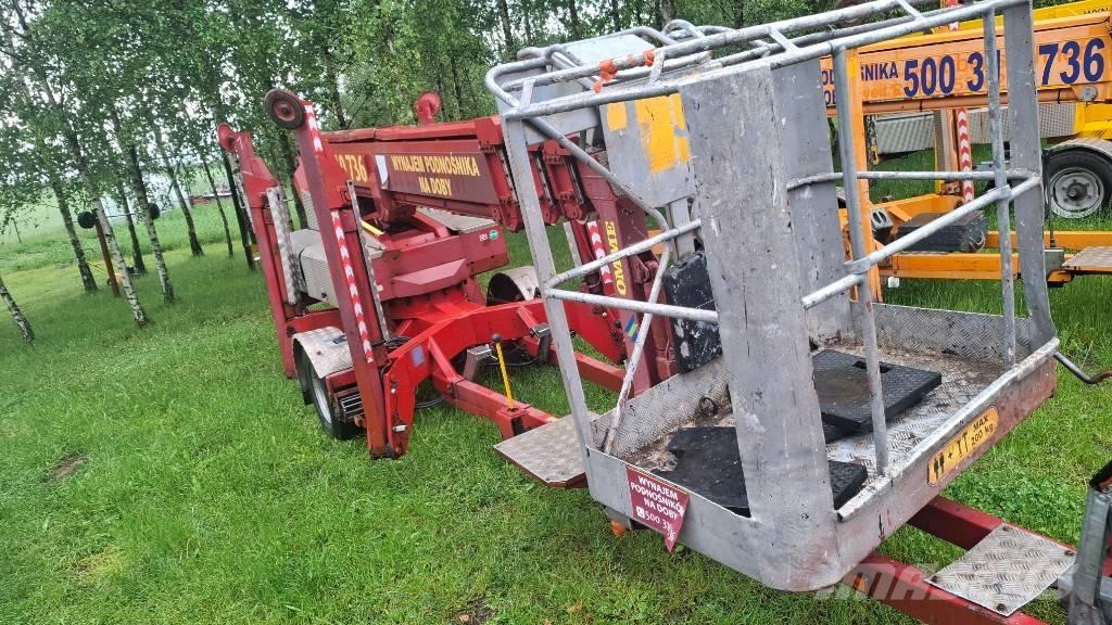 Omme 1650 EBZ Pótkocsira szerelt emelők és állványok