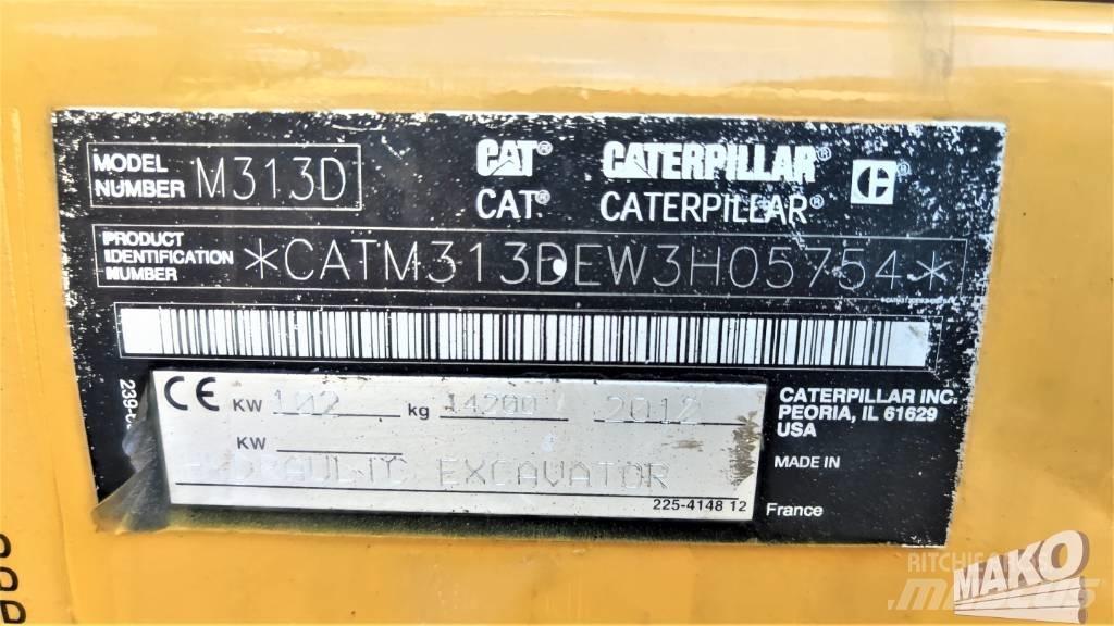 CAT M 313 D Gumikerekes kotrók
