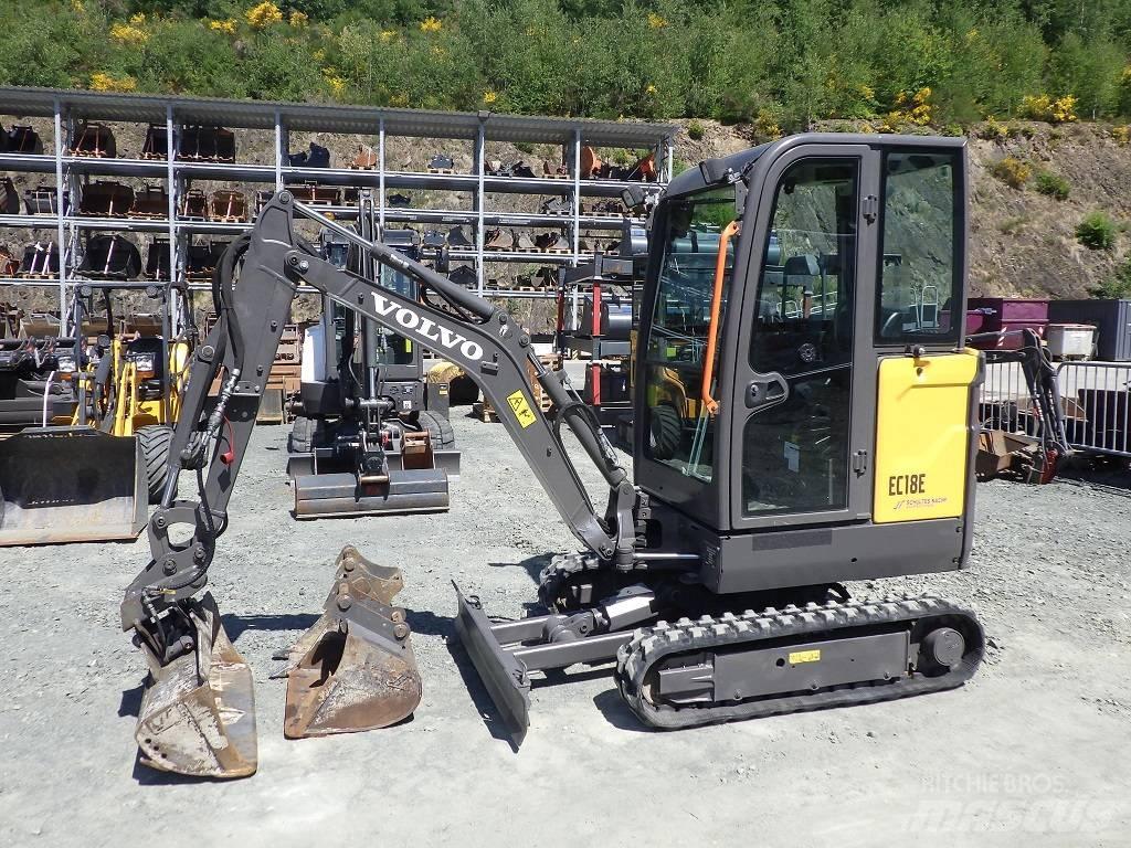 Volvo EC 18 E Mini kotrók < 7t