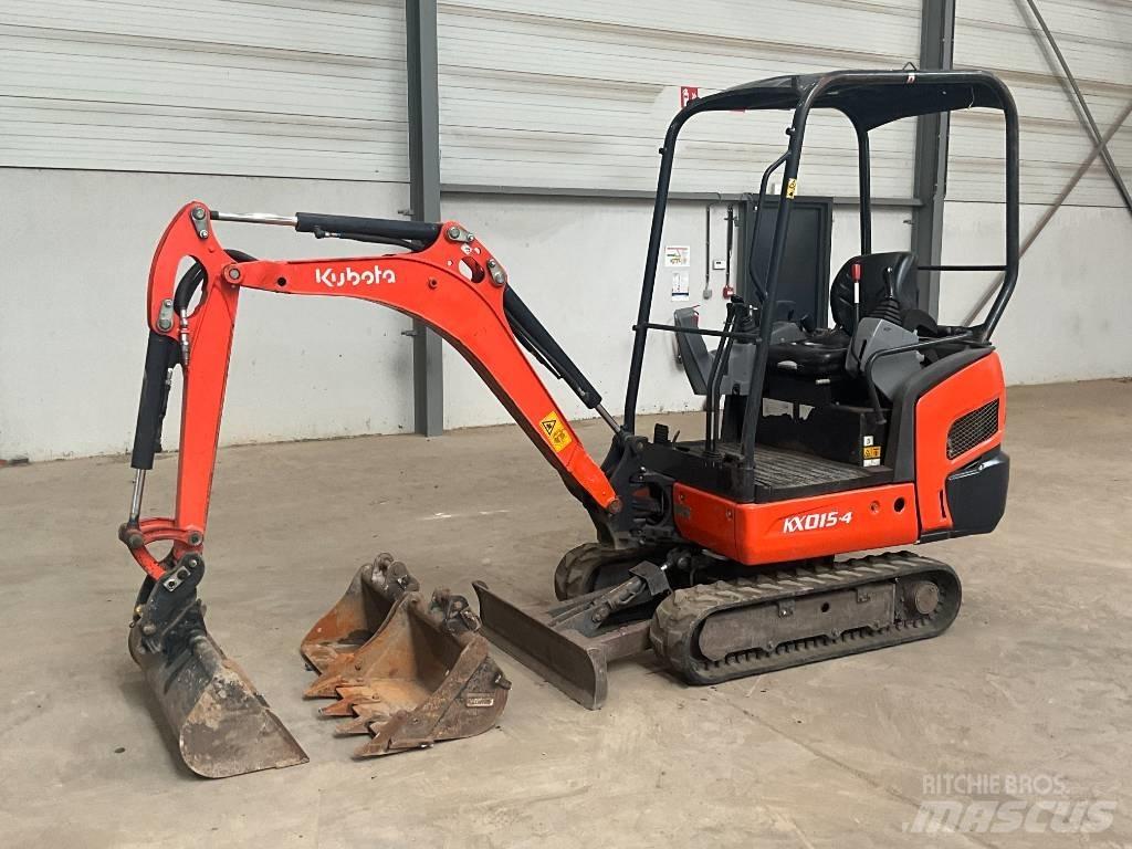 Kubota KX 015-4 Mini kotrók < 7t