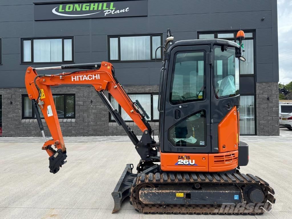Hitachi ZX 26 U-6CLR Mini kotrók < 7t