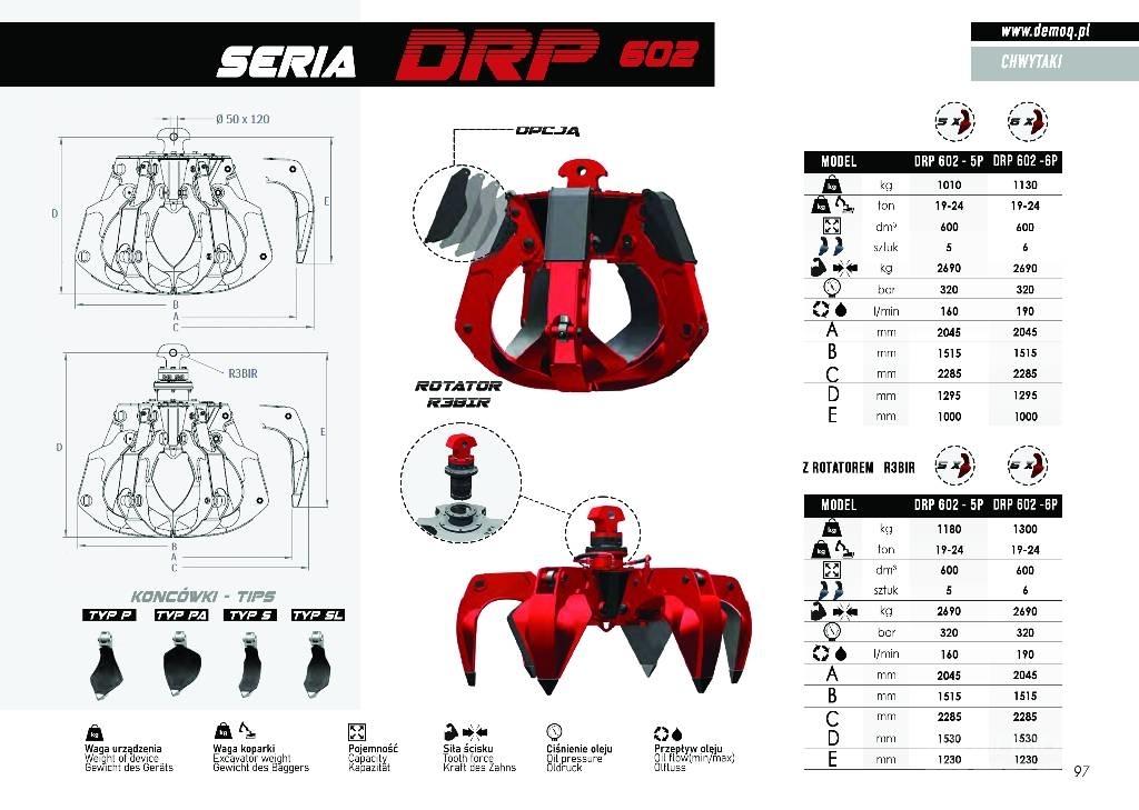  DEMOQ DRP250 4P Markolók