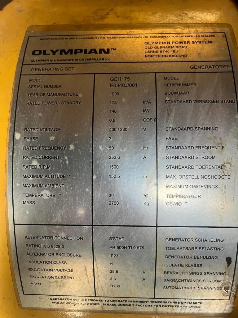 Olympian GEH 175 Dízel áramfejlesztők