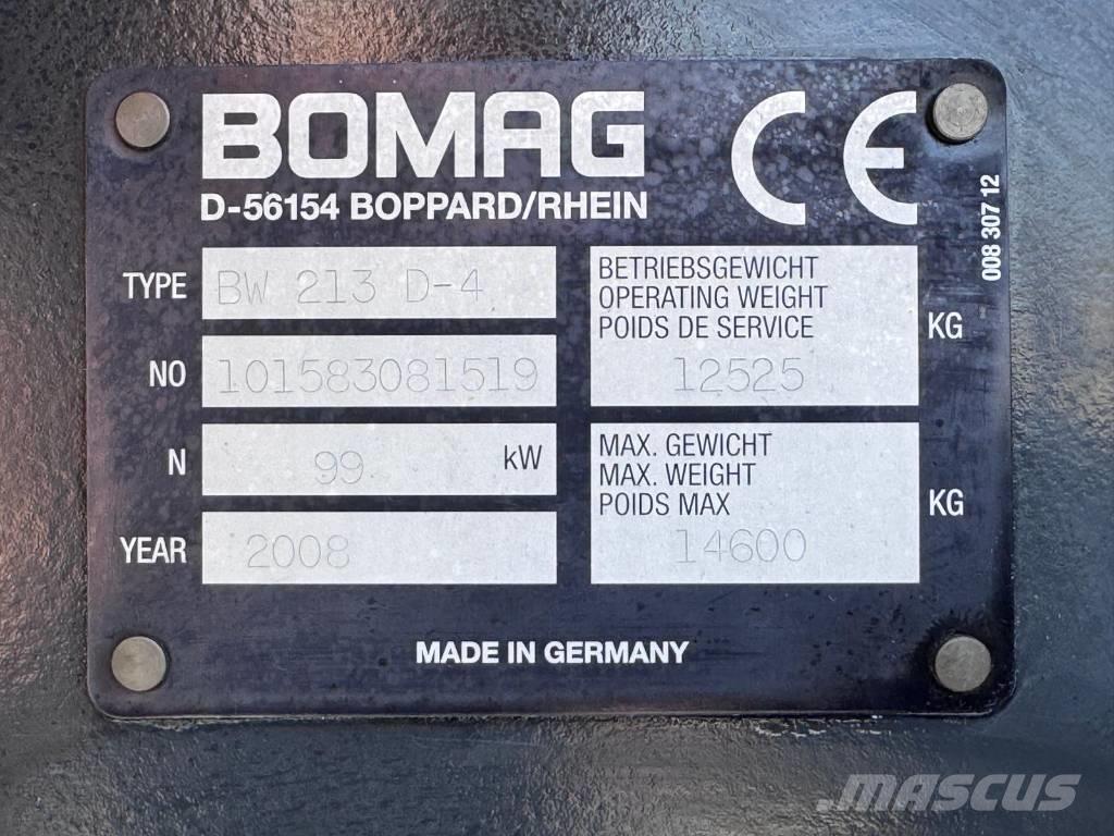 Bomag BW 213 D-4 Egydobos hengerek