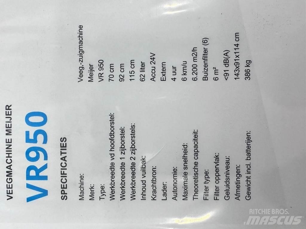 Meijer VR950 Úttakarító gépek