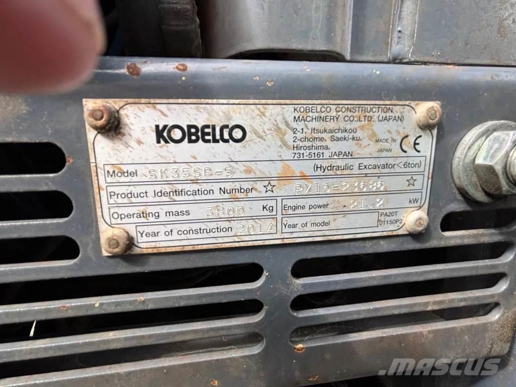 Kobelco SK35SR-5 Mini kotrók < 7t