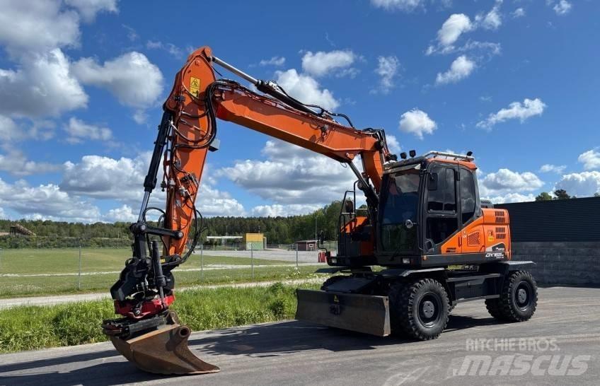 Doosan DX 165 W-5 Gumikerekes kotrók