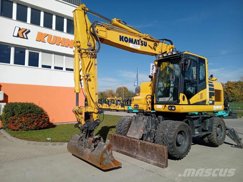 Komatsu PW 160-11 Gumikerekes kotrók