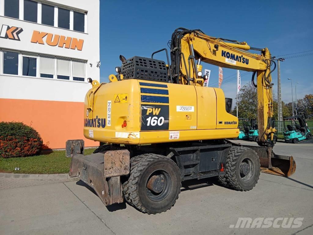 Komatsu PW 160-11 Gumikerekes kotrók