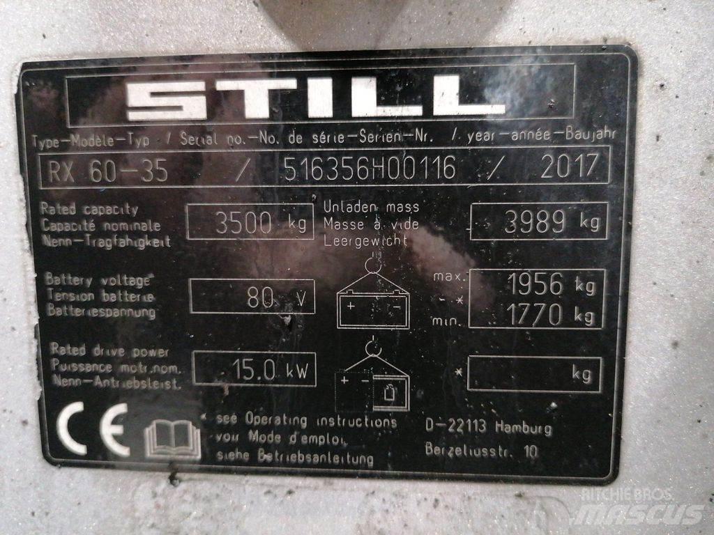 Still RX60-35 Elektromos targoncák