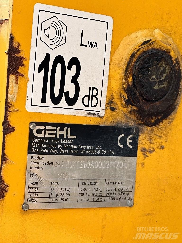 Gehl RT 210 Kompaktrakodók