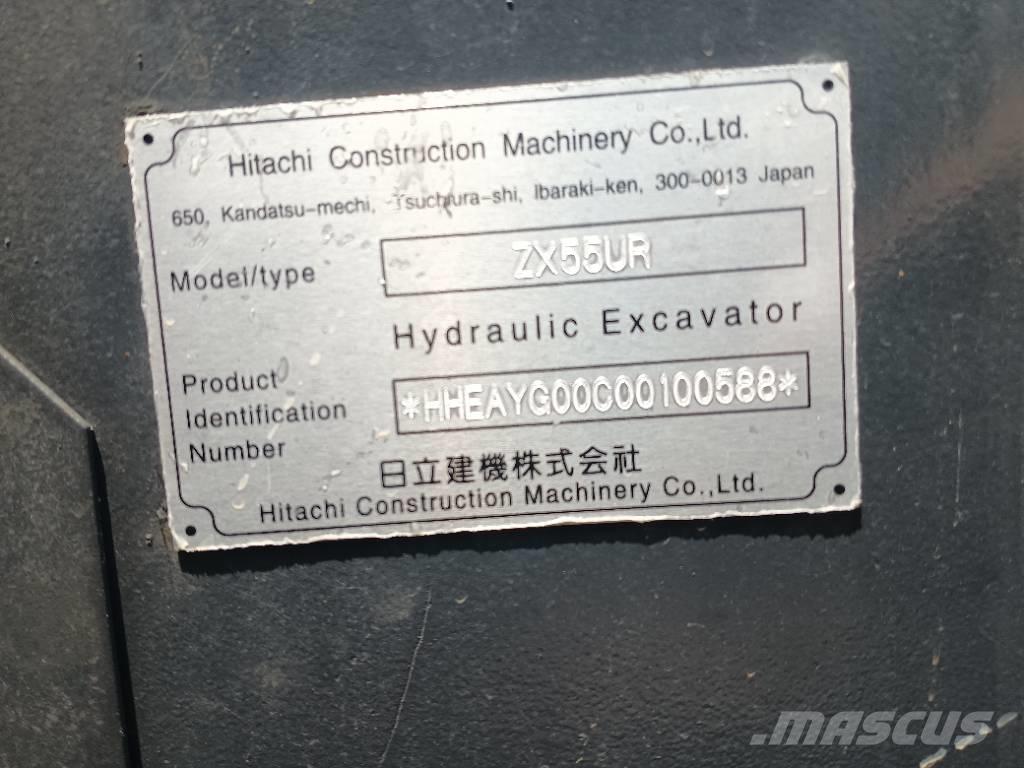 Hitachi 55 Mini kotrók < 7t