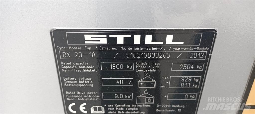 Still RX20-18 Elektromos targoncák