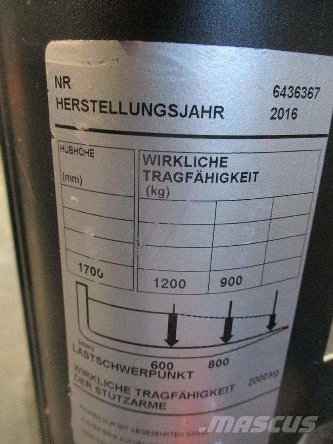 BT SWE 200D Gyalogkíséretű targonca