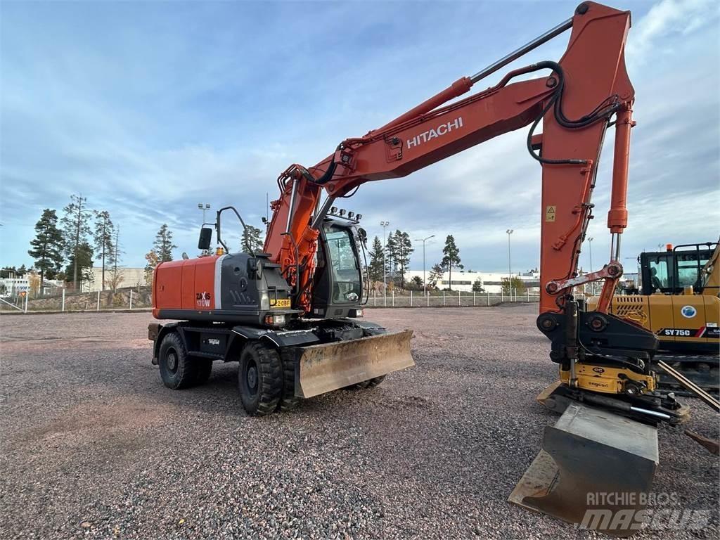 Hitachi ZX 170W-3 Gumikerekes kotrók