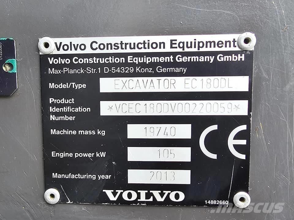 Volvo EC 180 C L Lánctalpas kotrók