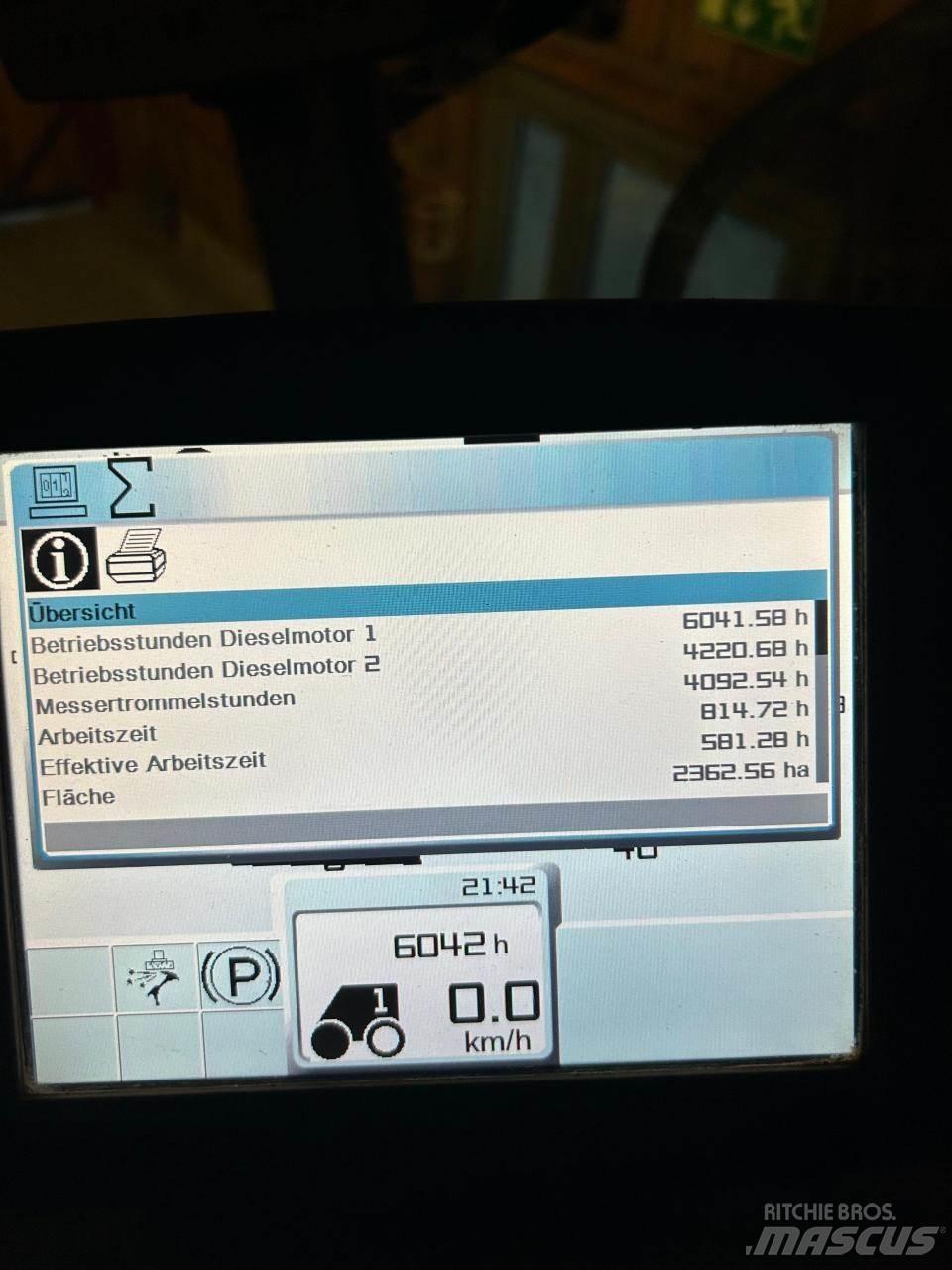 CLAAS Jaguar 980 Önjáró szecskázók