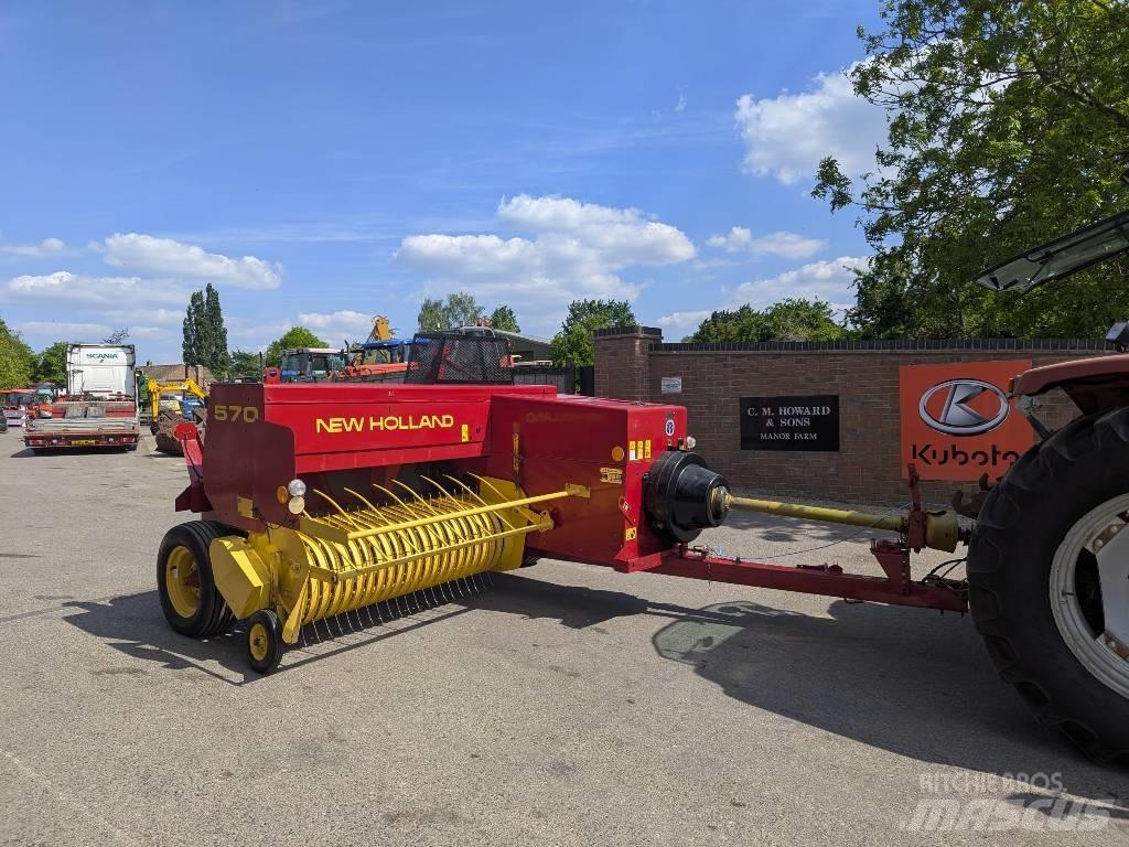 New Holland 575 Szögletes bálázók